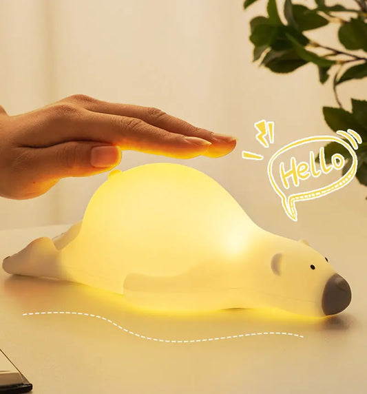 Silicone Pat Lamp Night Light for Kids' Bedroom
