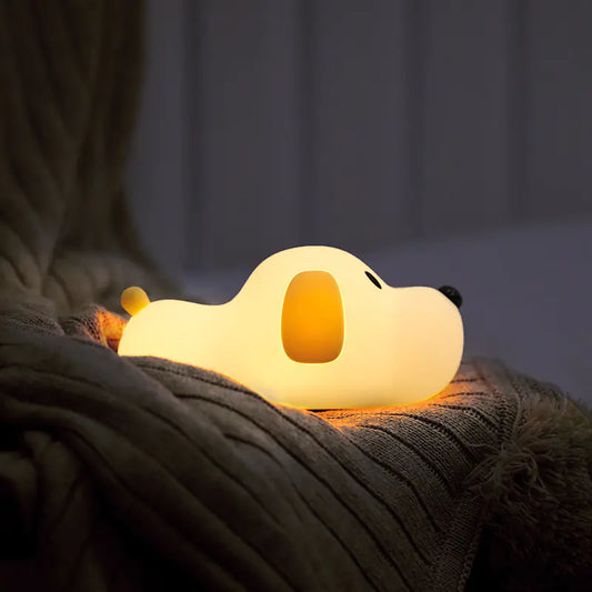 Silicone Dog Night Light for Bedroom and Bedside