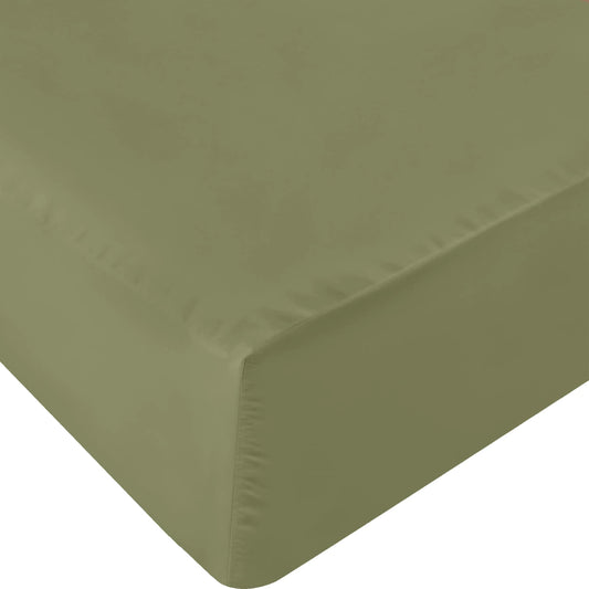 Utopia Bedding Queen Fitted Sheet - Bottom Sheet - Deep Pocket - Soft Microfiber - Shrinkage and Fade Resistant-Easy Care -1 Fitted Sheet Only (Olive)