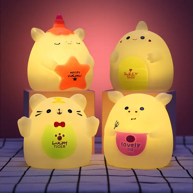 Cute Cartoon Pig Night Light - Creative Bedroom Gift