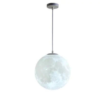3D Printed Moon Pendant Light for Bedroom and Dining