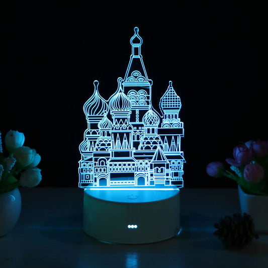 Creative LED Cartoon Night Light for Bedroom (3D)