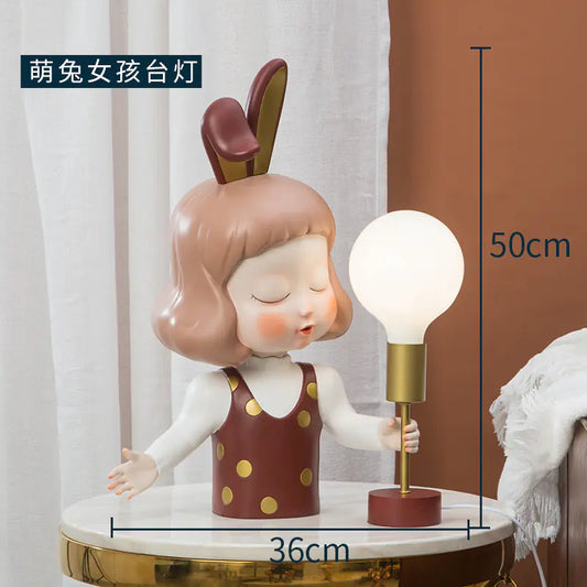 Cute Rabbit Night Light for Kids' Bedroom Decor