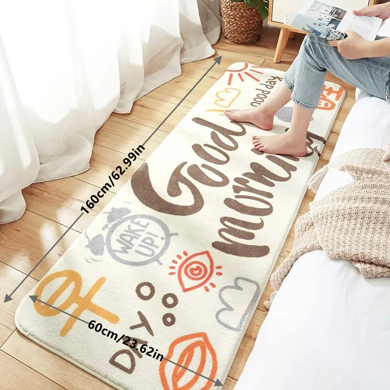 Imitation Cashmere Bedroom Carpet (1 Piece)
