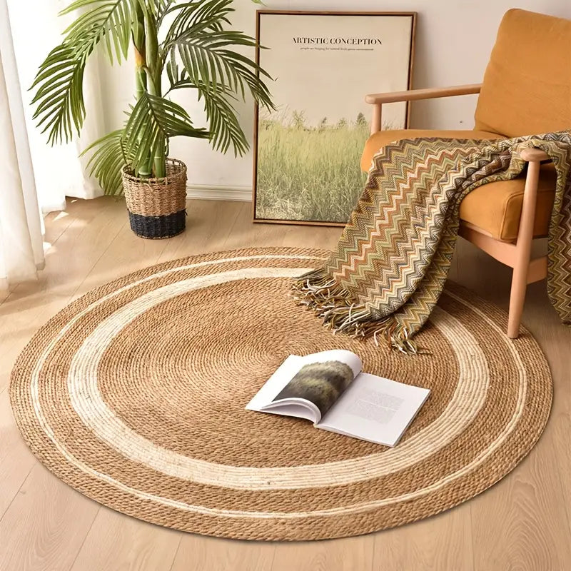 Nordic Style Woven Carpet for Home and Bedroom