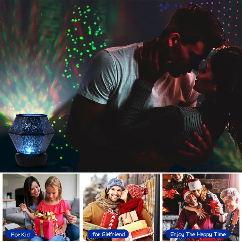 Star Projector Galaxy Light for Bedroom Night Lamp