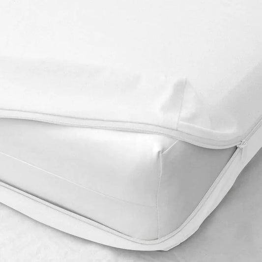 Zipper Fitted Sheet - Brushed Hotel Quality Bottom Sheet 16 inch Extra Deep Pocket Soft Microfiber -Shrinkage and Fade Resistant-Easy Care -1 Fitted Sheet Only (White California King)