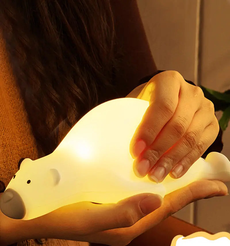 Silicone Pat Lamp Night Light for Kids' Bedroom