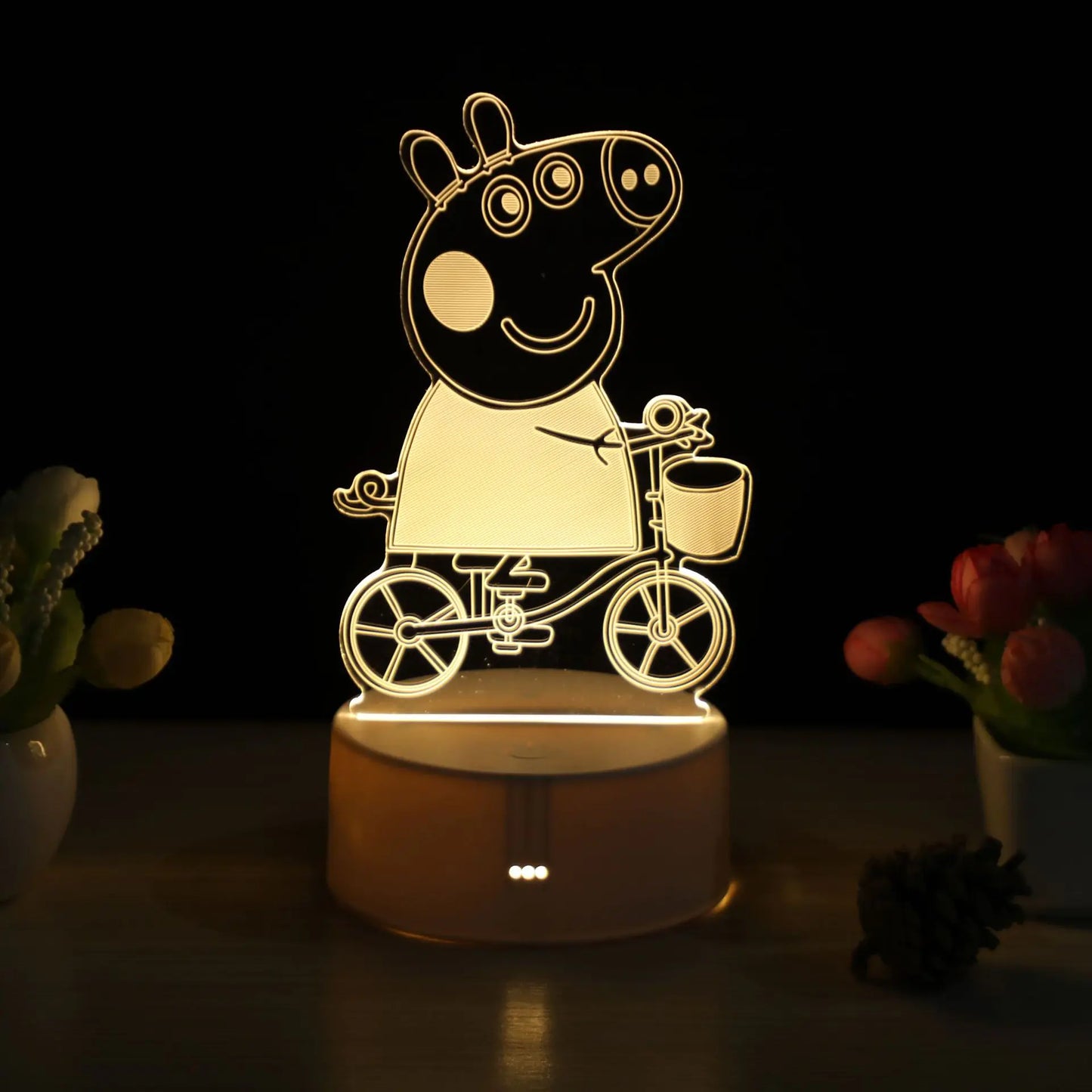 Creative LED Cartoon Night Light for Bedroom (3D)