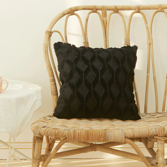 Fur Pillow Cover for Sofa Decoration