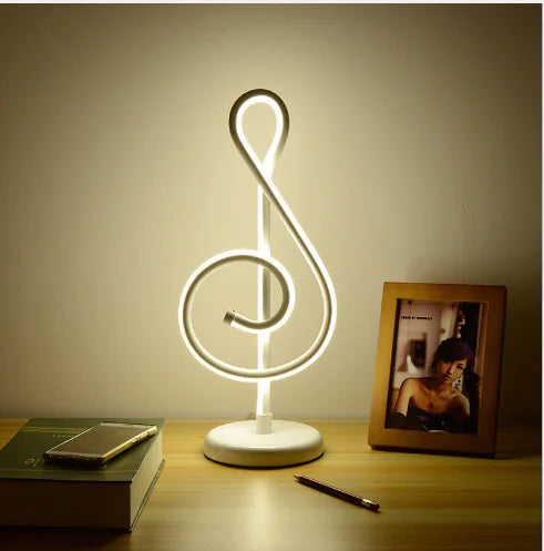 Musical Note LED Night Light for Bedroom Decor