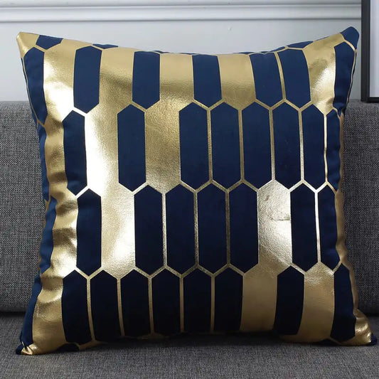 Holland Velvet Bronzing Flannel Throw Pillow Cover