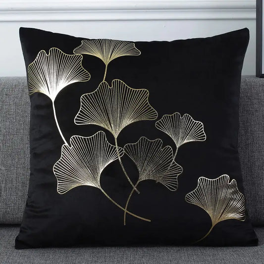 Holland Velvet Bronzing Flannel Throw Pillow Cover