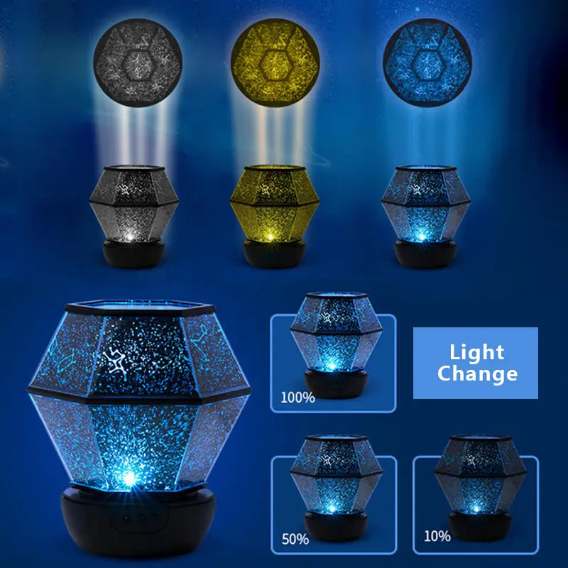 Star Projector Galaxy Light for Bedroom Night Lamp
