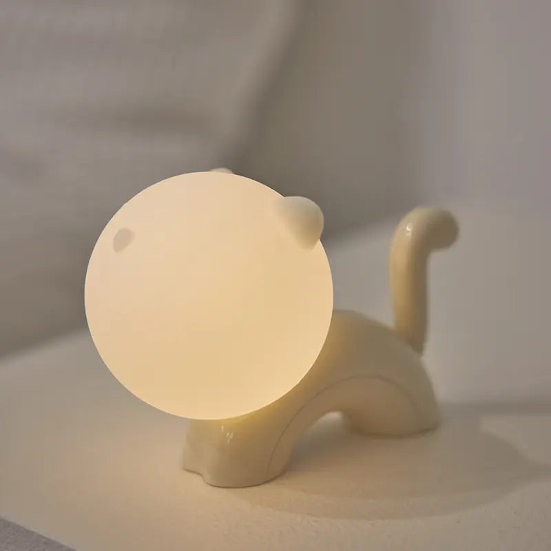 Cartoon Cat Small Charging Night Light for Bedroom
