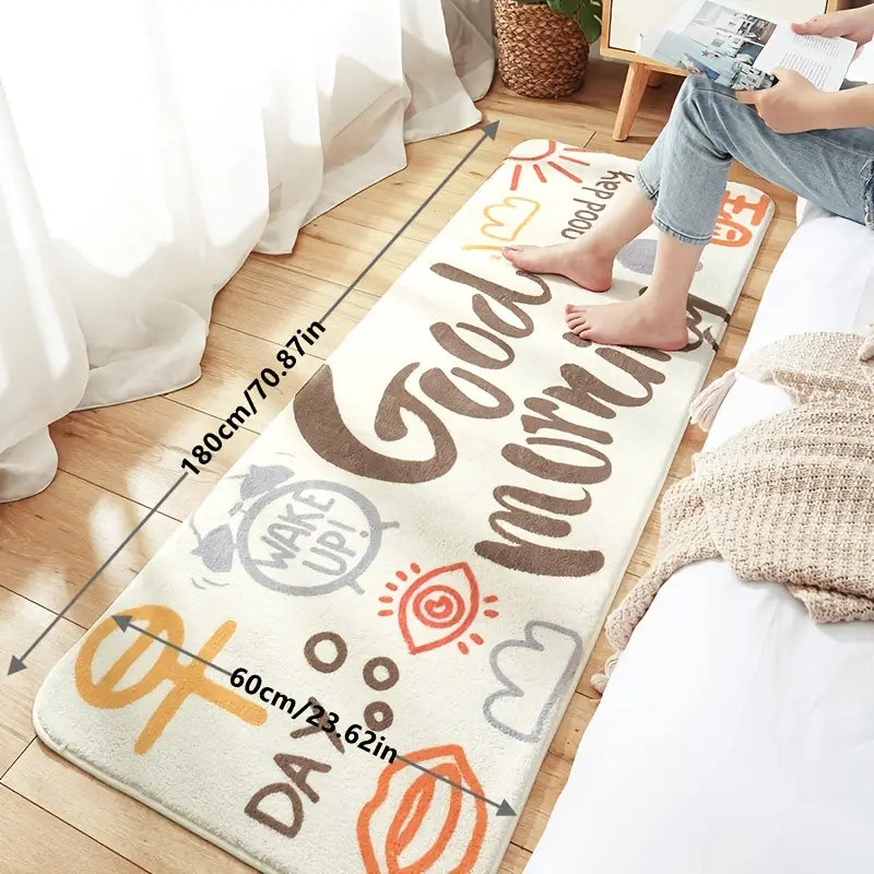 Imitation Cashmere Bedroom Carpet (1 Piece)