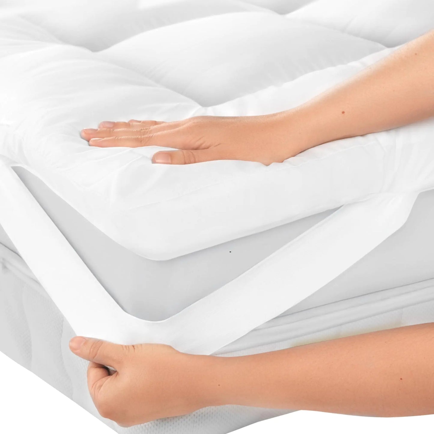 Ultra Soft 2 Inch Twin XL Mattress Topper - Cloud-Like Mattress Pad for Back Pain Relief - Machine Washable - Breathable Cooling Material for Hot Sleepers