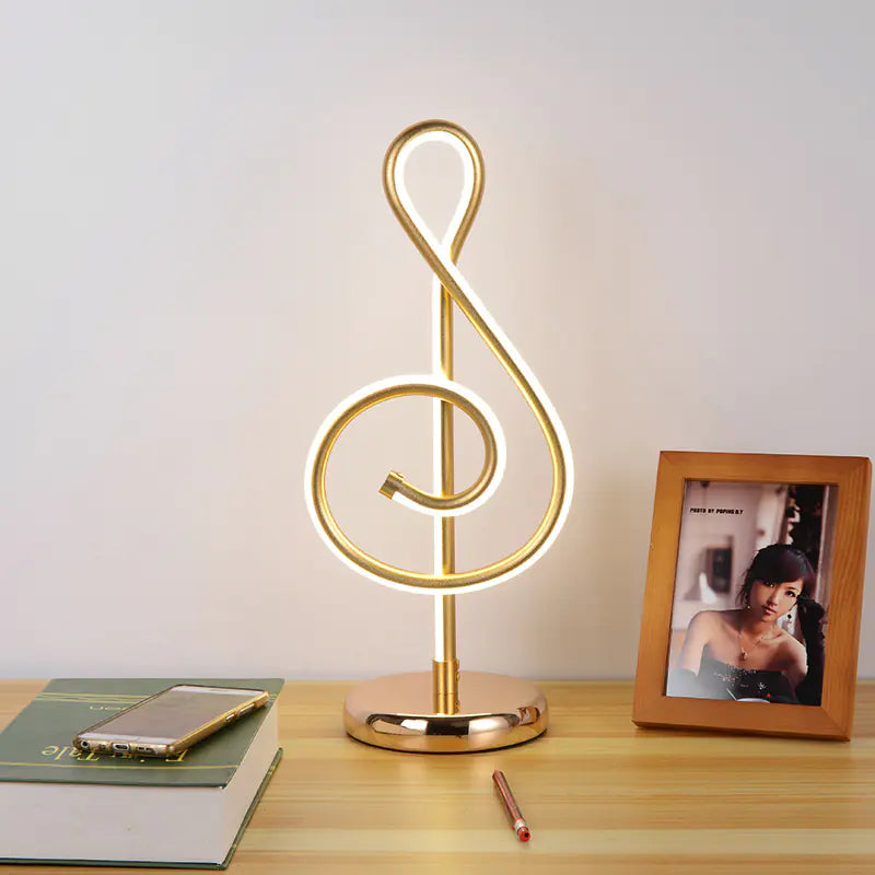 Musical Note LED Night Light for Bedroom Decor